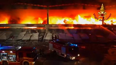 Токсичный пожар под Миланом