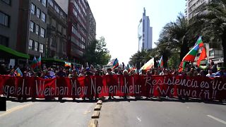 تظاهرات حمایت از بومیان در شیلی به خشونت کشیده شد