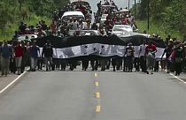 La caravana de migrantes hondureños entra en Guatemala