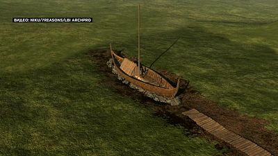 Hallado un barco vikingo bajo un túmulo en Noruega