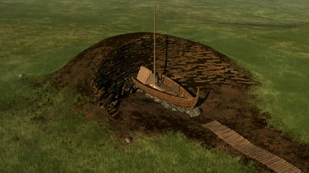 VİDEO | Norveç’te arkeologlar toprak altında Viking gemisi buldu VİDEO | Norveç’te arkeologlar toprak altında Viking gemisi buldu