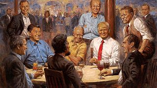 لوحة "النادي الجمهوري" للفنان الأمريكي آندي توماس