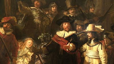 "A Ronda Noturna" de Rembrandt restaurado ao vivo e online