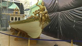 Napoleon's flagship begins journey home