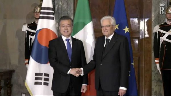 Bilaterale Italia-SudCorea: Moon incontra Mattarella e Conte Bilaterale Italia-SudCorea: Moon incontra Mattarella e Conte
