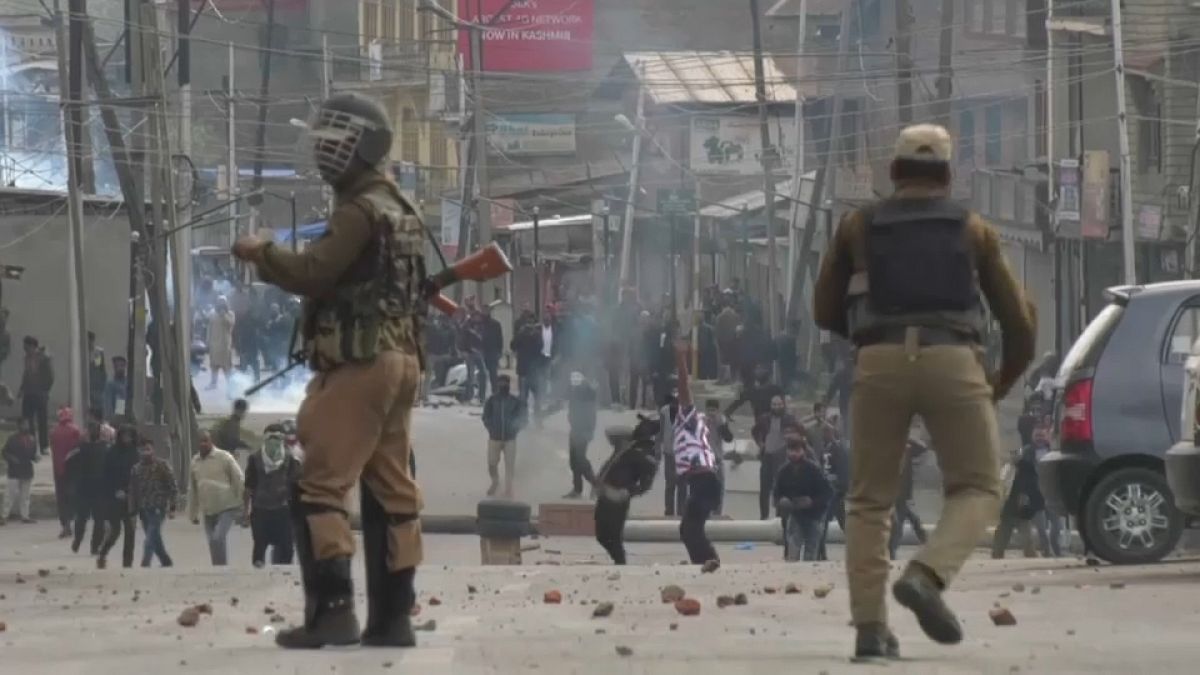 Кашмир: антииндийские акции протеста