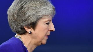 Britain's Prime Minister Theresa May arrives at the EU summit