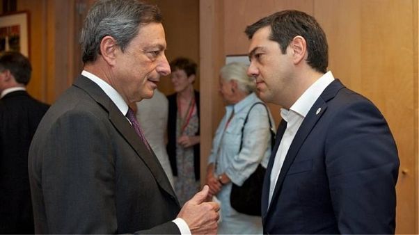 Επαφές Τσίπρα με Ντράγκι στις Βρυξέλλες Επαφές Τσίπρα με Ντράγκι στις Βρυξέλλες