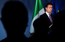 Giuseppe Conte conferência de imprensa em Bruxelas