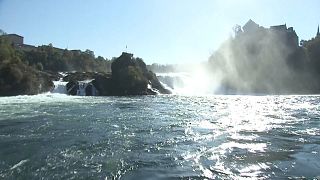 Rheinfall leidet unter Wassermangel