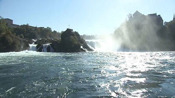Rheinfall leidet unter Wassermangel Rheinfall leidet unter Wassermangel