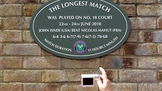 The longest ever tennis match was played in Wimbledon in 2010.