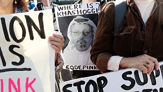 تظاهرات معترضان به قتل جمال خاشقجی در واشنگتن