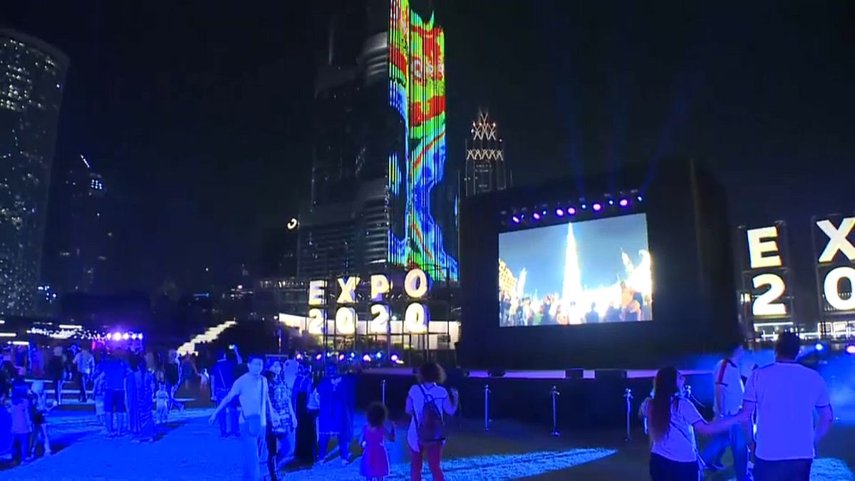Dubai: Mit Lichtershow wird Countdown zur Expo eröffnet