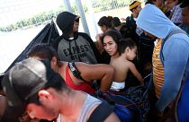 Migrants trek in blazing heat through Mexico in their bid to reach the US