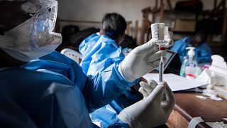 Ebola treatments in Beni, DRC, WHO/Junior Kannah/Handout via REUTERS