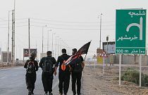  زائران ایرانی اربعین به‌سوی مرز حرکت می‌کنند