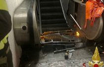 Al menos 20 heridos tras venirse abajo una escalera en el metro de Roma