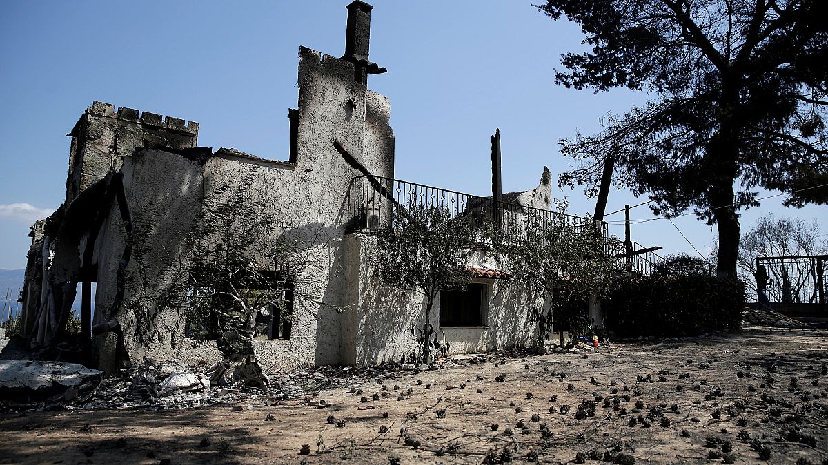 Incêndios na Grécia: a vila de Mati duas semanas depois da tragédia