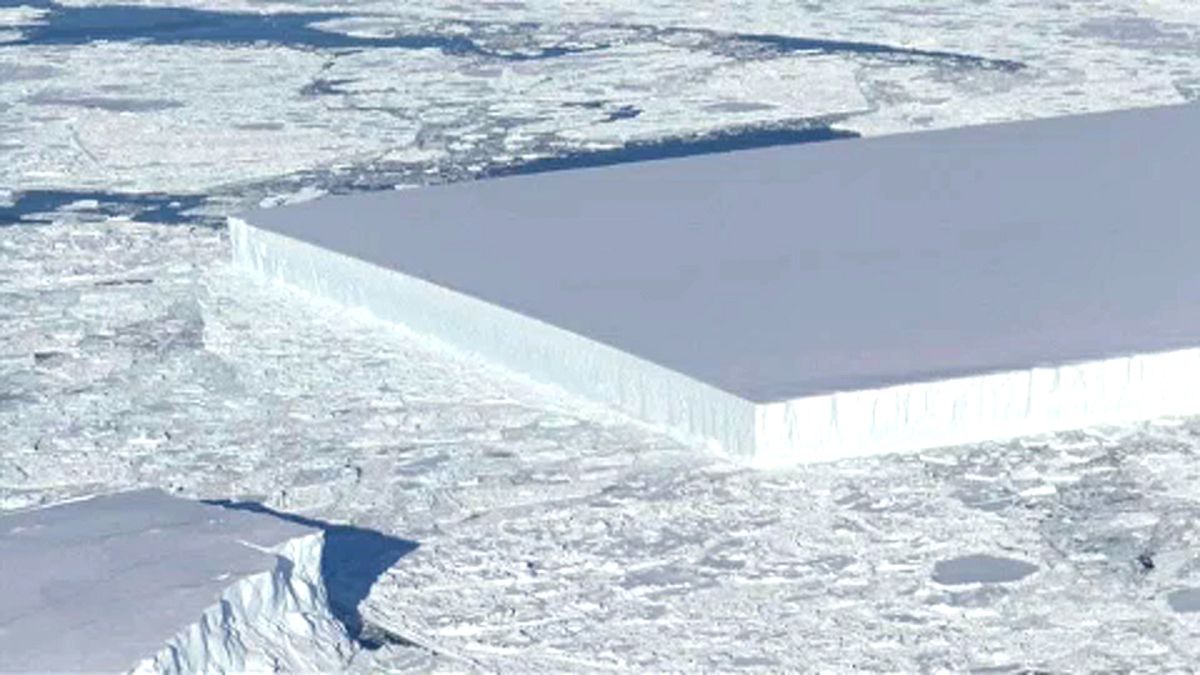 Geometriai jégtömb a Déli-Sarkon
