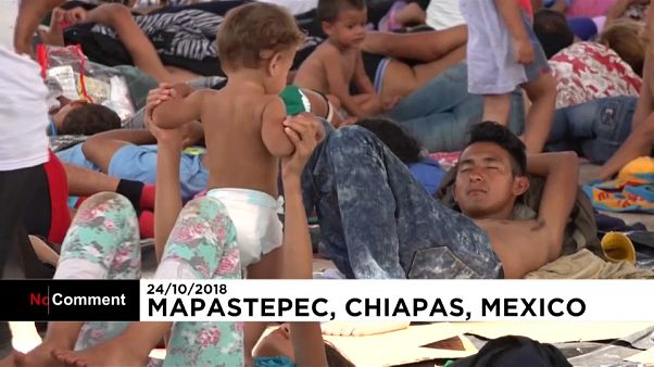 Nuit à Mapastapec pour ces migrants d'Amérique centrale Nuit à Mapastapec pour ces migrants d'Amérique centrale