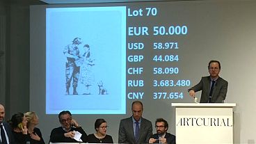 Obras de Bansky continuam a ganhar valor Obras de Bansky continuam a ganhar valor