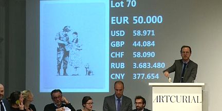 Obras de Bansky continuam a ganhar valor