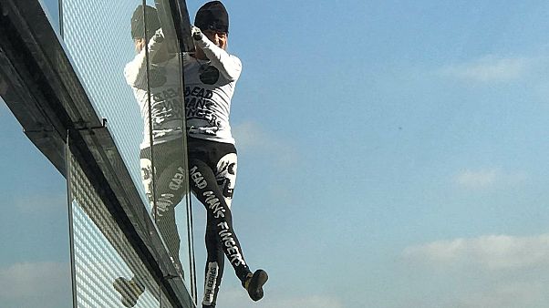 Alain Robert, l'homme-araignée retrouve Londres Alain Robert, l'homme-araignée retrouve Londres