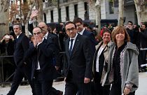 إسبانيا: إحالة 18 من قادة الانفصاليين في كتالونيا إلى المحاكمة 