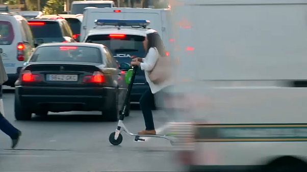 Madrid verbannt Elektroroller vom Gehsteig Madrid verbannt Elektroroller vom Gehsteig