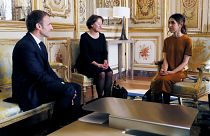 France : la prix Nobel de la Paix reçue à l'Elysée