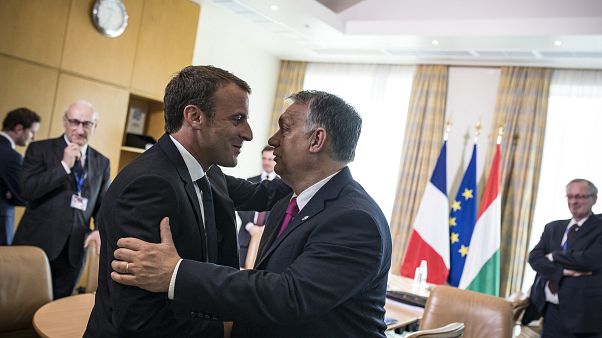 Orbán Viktor és Emmanuel Macron Orbán Viktor és Emmanuel Macron