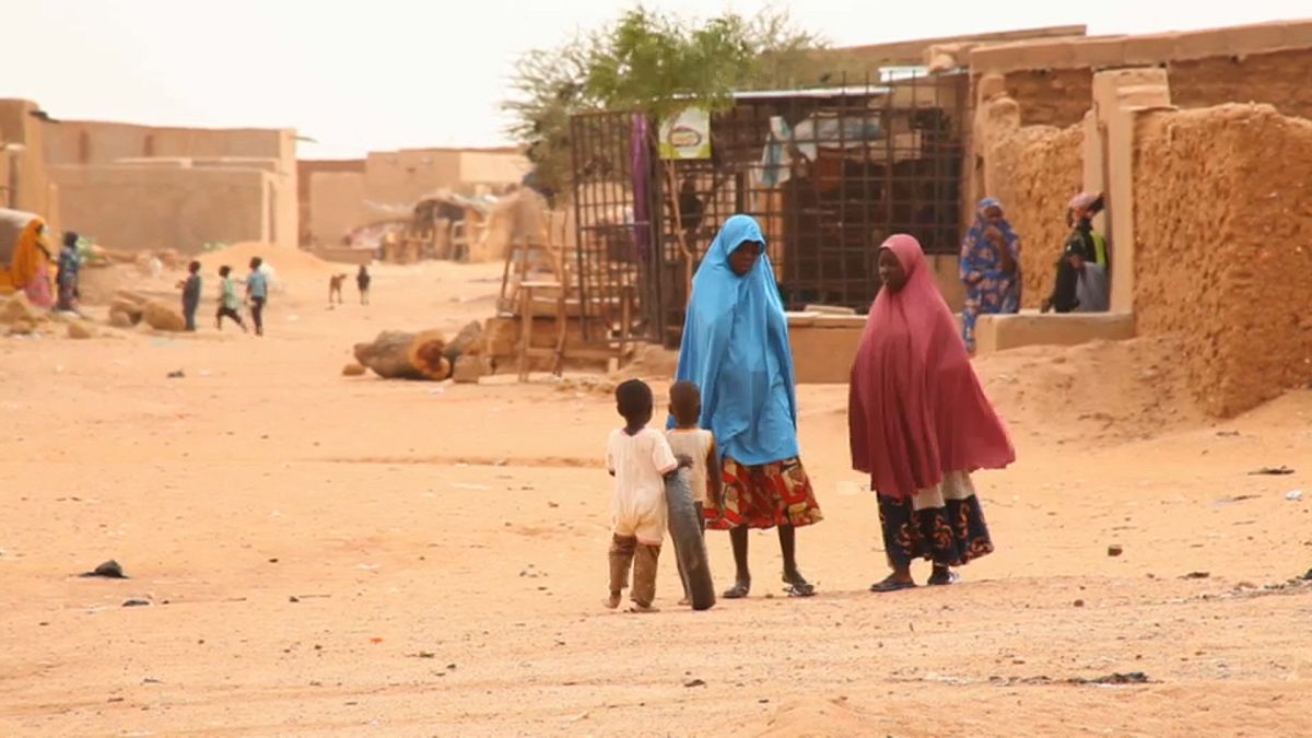 Two women in Agadez, Niger