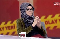 A still image taken from a video shows Hatice Cengiz