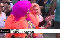 Tens of thousands join annual gay pride parade in Taiwan