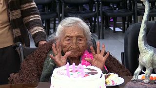 Boliviana "Mama Julia" festejou 118.º aniversário