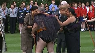 Harry és Meghan maori fogadást kapott