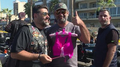 Ливан: байкеры против рака груди