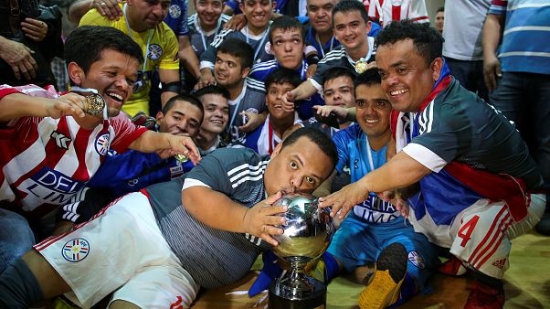 Urguay celebra su victoria ante Argentina en la Copa América Urguay celebra su victoria ante Argentina en la Copa América
