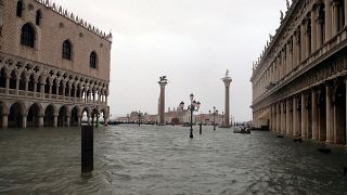 Venice under water