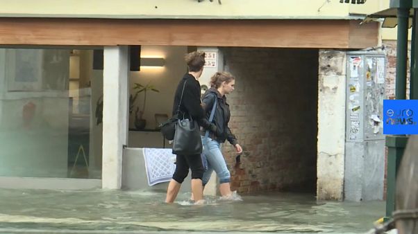 El temporal italiano anega Venecia El temporal italiano anega Venecia