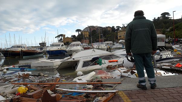 Las lluvias y vientos en Italia dejan 10 muertos Las lluvias y vientos en Italia dejan 10 muertos