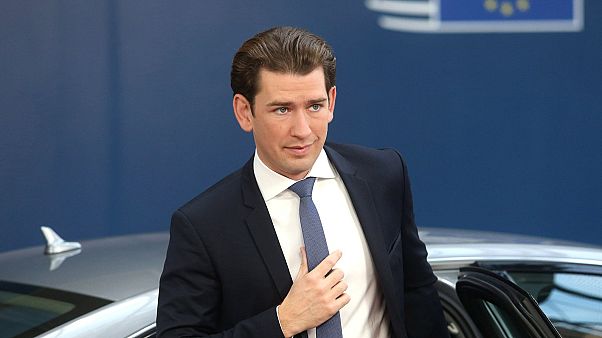 Austrian Chancellor Sebastian Kurz. Austrian Chancellor Sebastian Kurz.