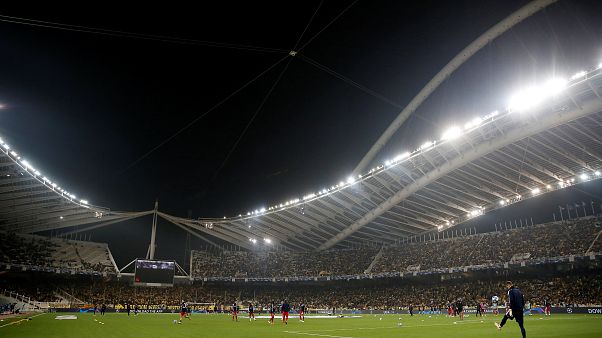 Vizsgálja az UEFA az athéni stadiont az épület mozgását mutató videó után Vizsgálja az UEFA az athéni stadiont az épület mozgását mutató videó után