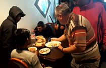 Bosnian war veteran hosts soup kitchen for migrants