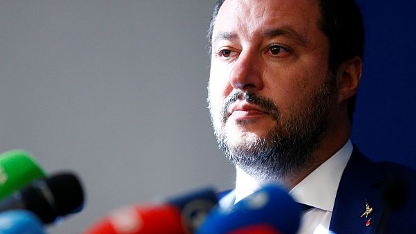 وزير الداخلية الإيطالي ماتيو سالفيني وزير الداخلية الإيطالي ماتيو سالفيني