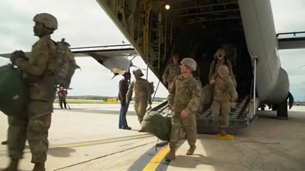 Llegan los primeros militares a Texas por la caravana de inmigrantes Llegan los primeros militares a Texas por la caravana de inmigrantes