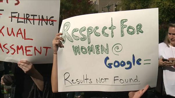 Google-Mitarbeiter protestieren weltweit gegen Sexismus im Konzern Google-Mitarbeiter protestieren weltweit gegen Sexismus im Konzern