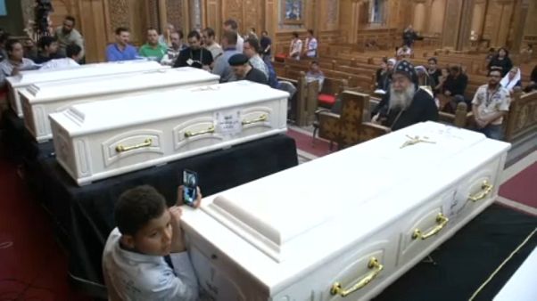 Les coptes d'Egypte à nouveau en deuil Les coptes d'Egypte à nouveau en deuil