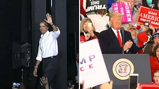 US midterms: Trump and Obama trade blows before crucial vote
